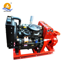 Horizontal End suction pump Diesel  engine with trailer